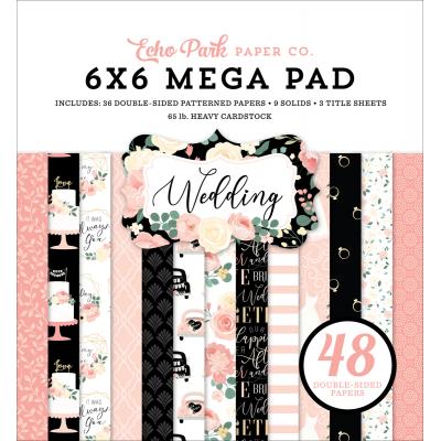 Echo Park Wedding Designpapier - Cardmakers Mega Pad